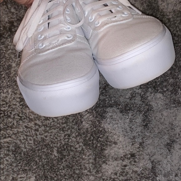 VANS Old Skool platform white sneakers - Picture 4 of 6